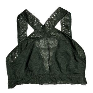 Flirtitude Dark Green Lace Bralette